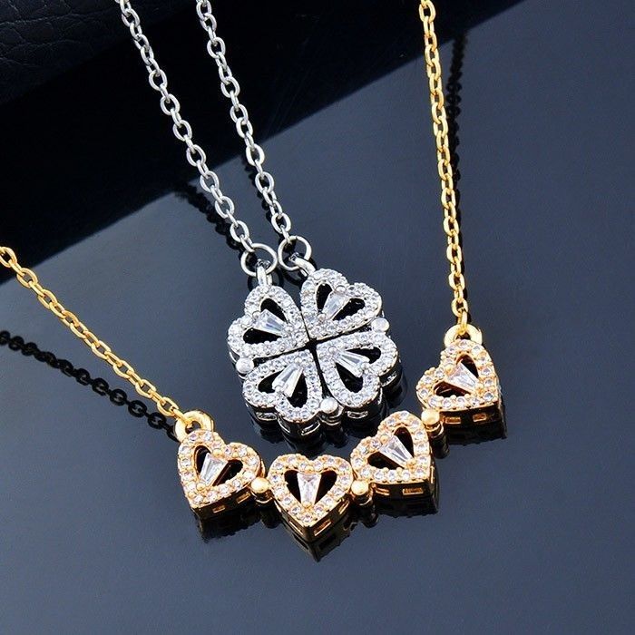Collar Trébol de Corazones