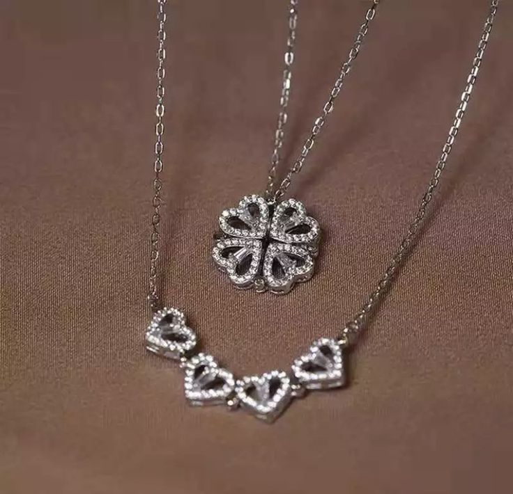 Collar Trébol de Corazones